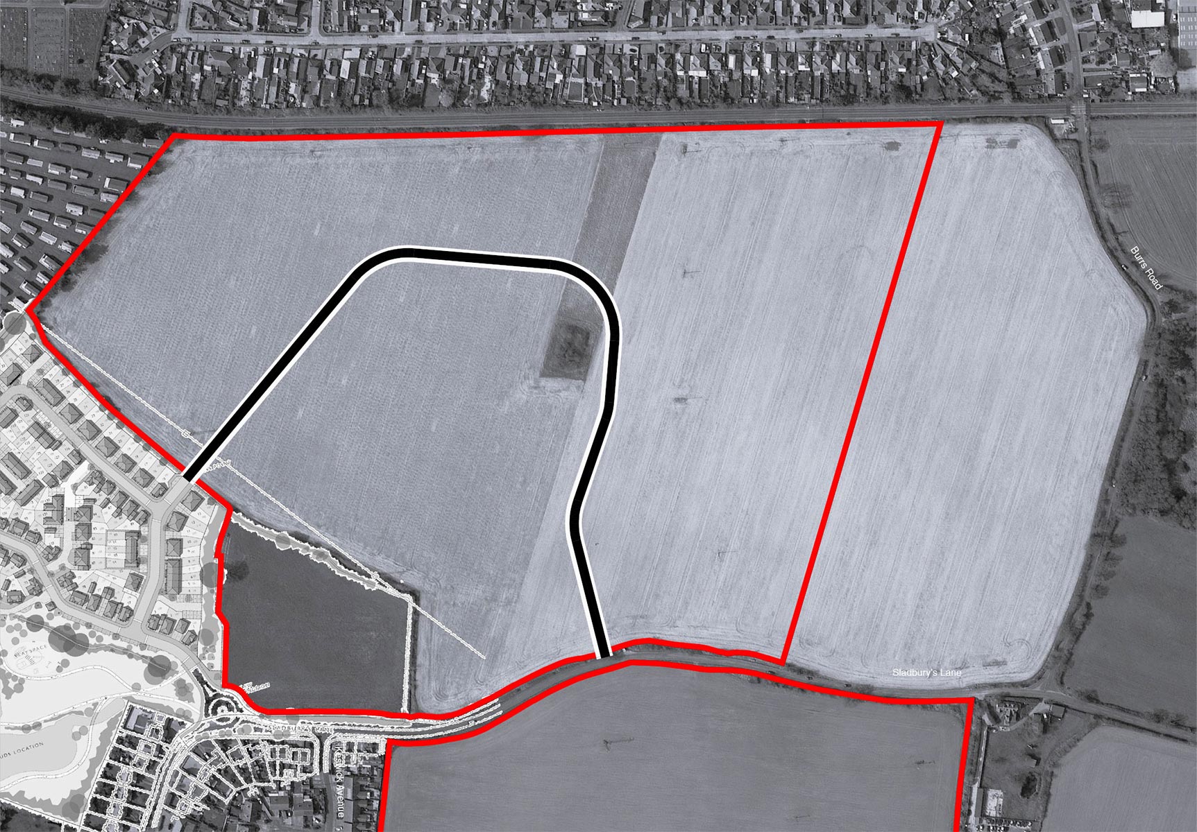 Proposed access entrance